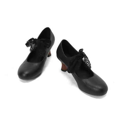 Chaussures Année 50 Femme Pas Cher Noir - Louise Vintage