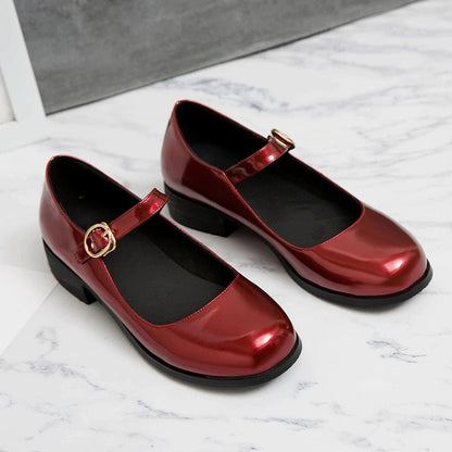 Chaussures Années 60 Bureau Bordeaux - Louise Vintage