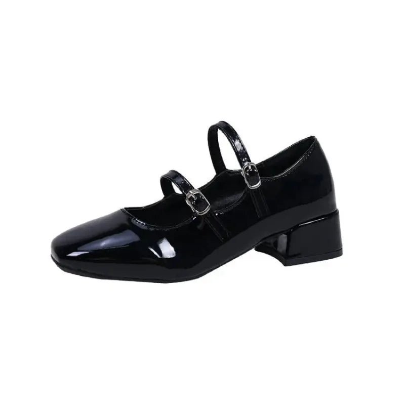 Chaussures Années 60 Bureau Noir - Louise Vintage