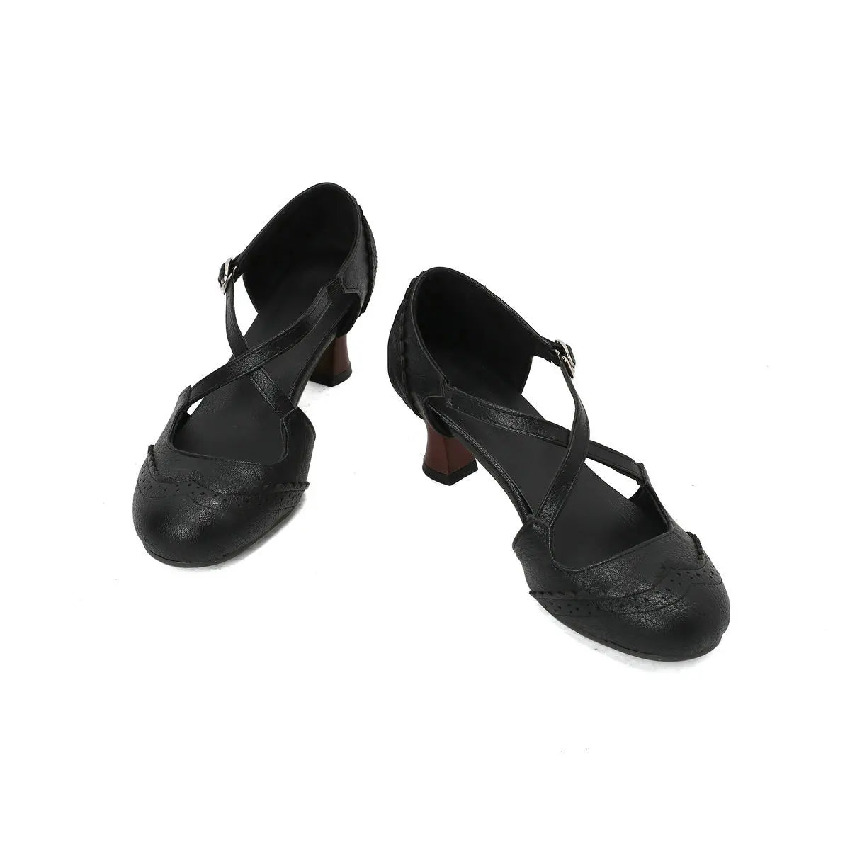 Chaussures Années 60 Femme Noir - Louise Vintage