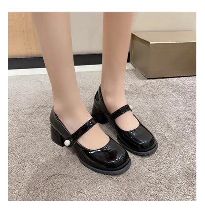 Chaussures Danse Vintage Noir - Louise Vintage