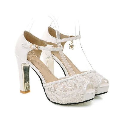 Chaussures de Mariage Vintage Blanches - Louise Vintage