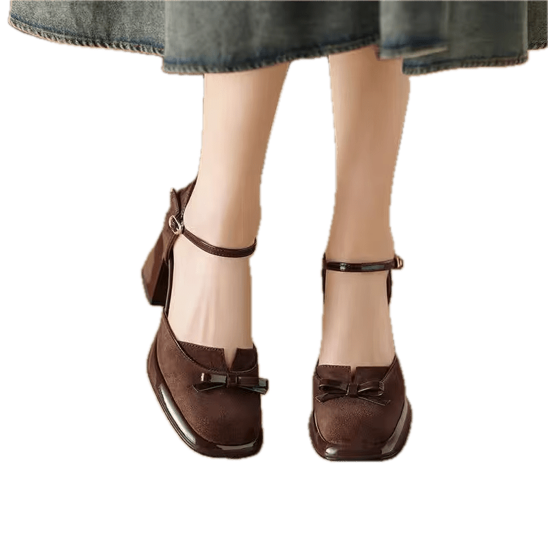 Chaussures Femme Années 50 Marron - Louise Vintage