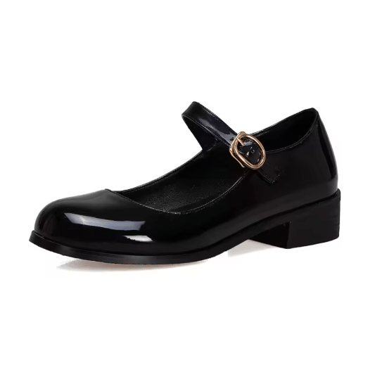 Chaussures Femme Style Vintage Noir - Louise Vintage