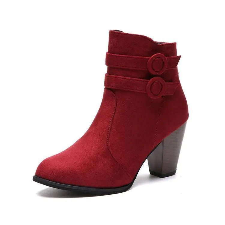 Chaussures Pin Up Années 50 Rouge - Louise Vintage