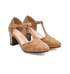 Chaussures Rétro Mary Jane Café - Louise Vintage