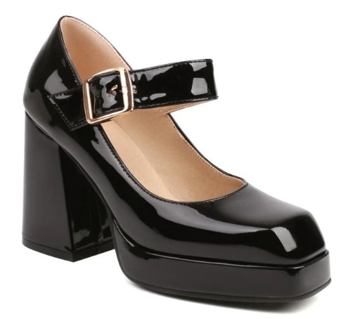 Chaussures Vintage Années 70 Noires - Louise Vintage