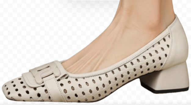 Chaussures Vintage Carreaux Beige - Louise Vintage