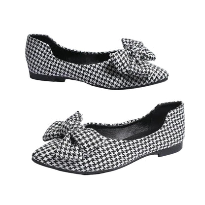 Chaussures Vintage Carreaux Noir - Louise Vintage