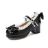 Chaussures Vintage Cuir Style Mary Jane Noir - Louise Vintage