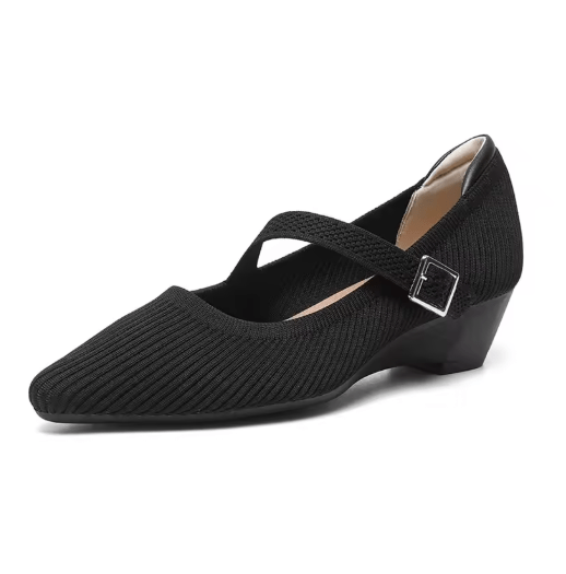Chaussures Vintage Moderne Noires - Louise Vintage