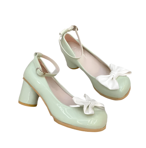 Chaussures Vintage Originales Vertes - Louise Vintage