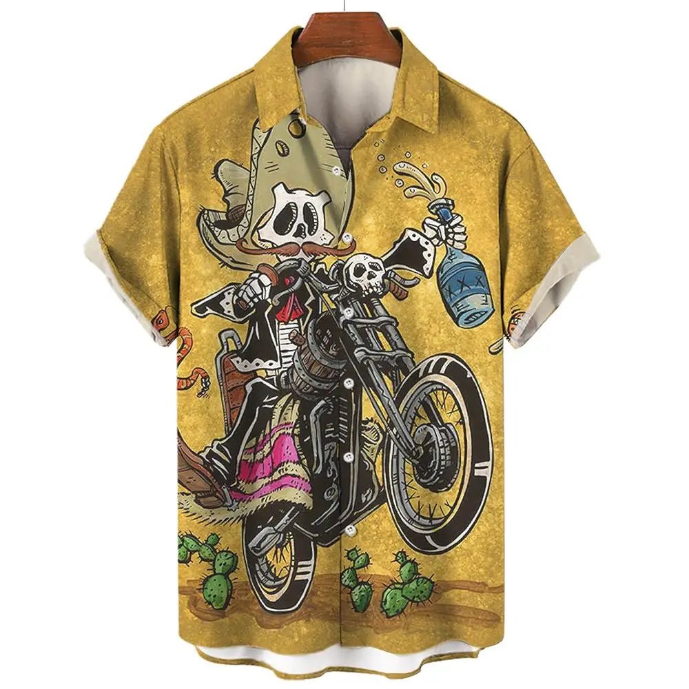 Chemise Moto Vintage Homme - Louise Vintage