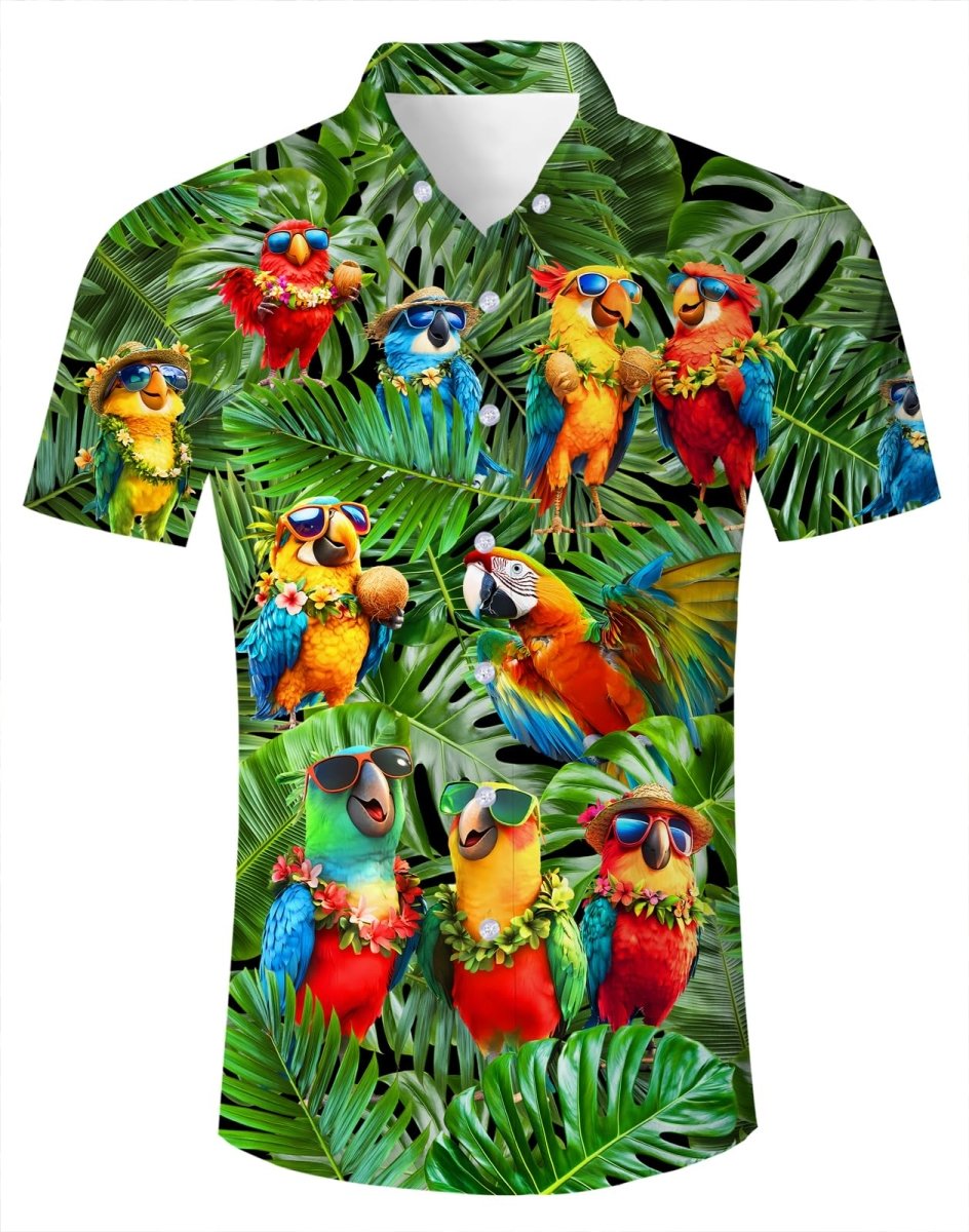 Chemise Vintage Rockabilly Verte Flamengo - Louise Vintage