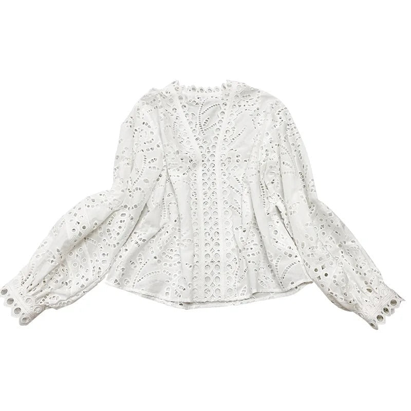 Chemisier Blanc Vintage - Louise Vintage