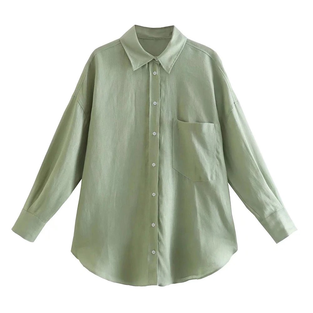 Chemisier Vintage Ample Pomme - Louise Vintage