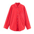 Chemisier Vintage Ample Rouge - Louise Vintage