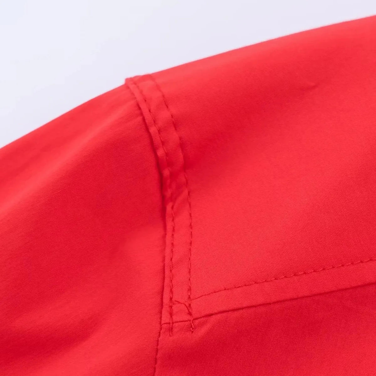 Chemisier Vintage Ample Rouge - Louise Vintage