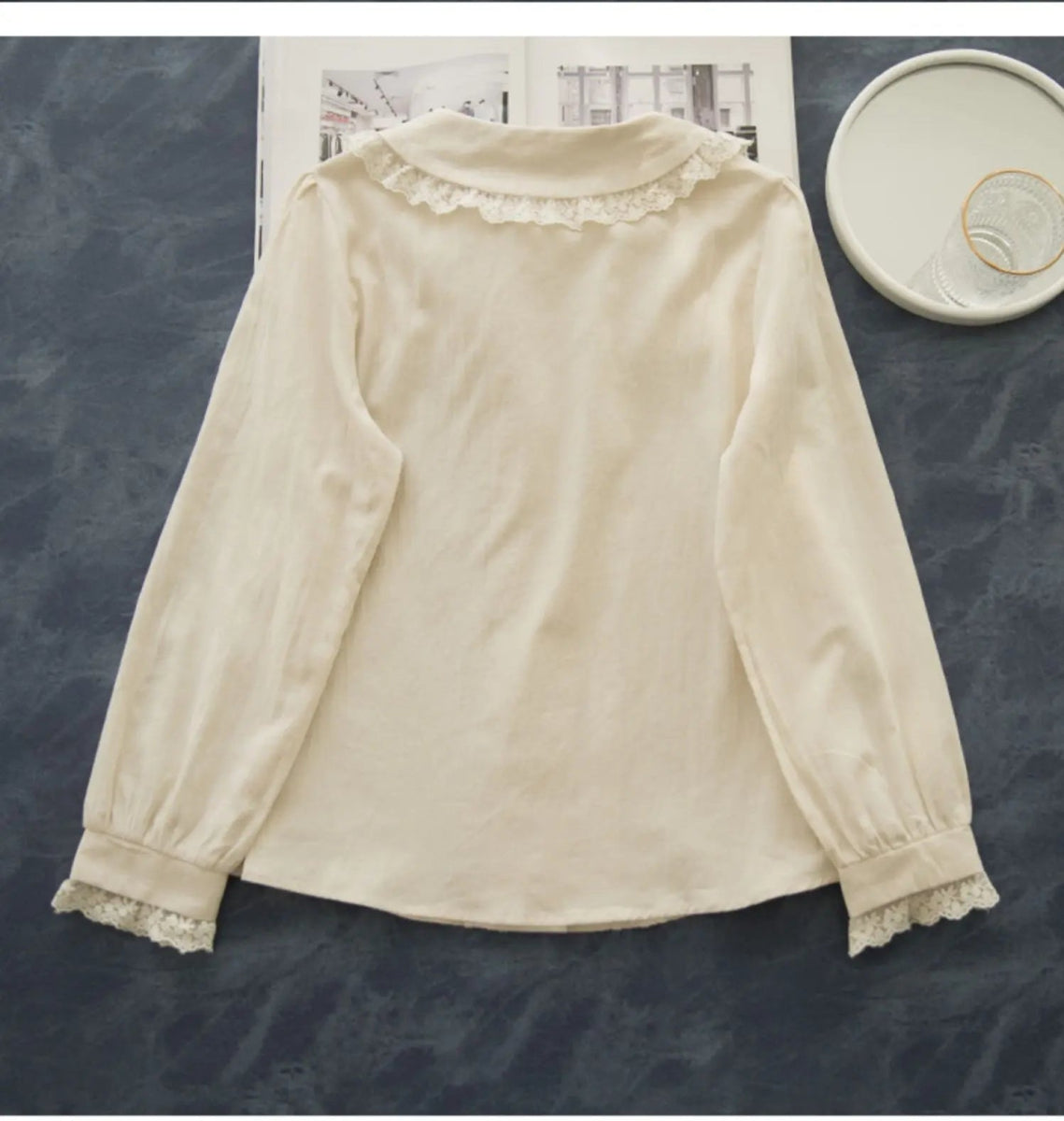 Chemisier Vintage Col Large - Louise Vintage