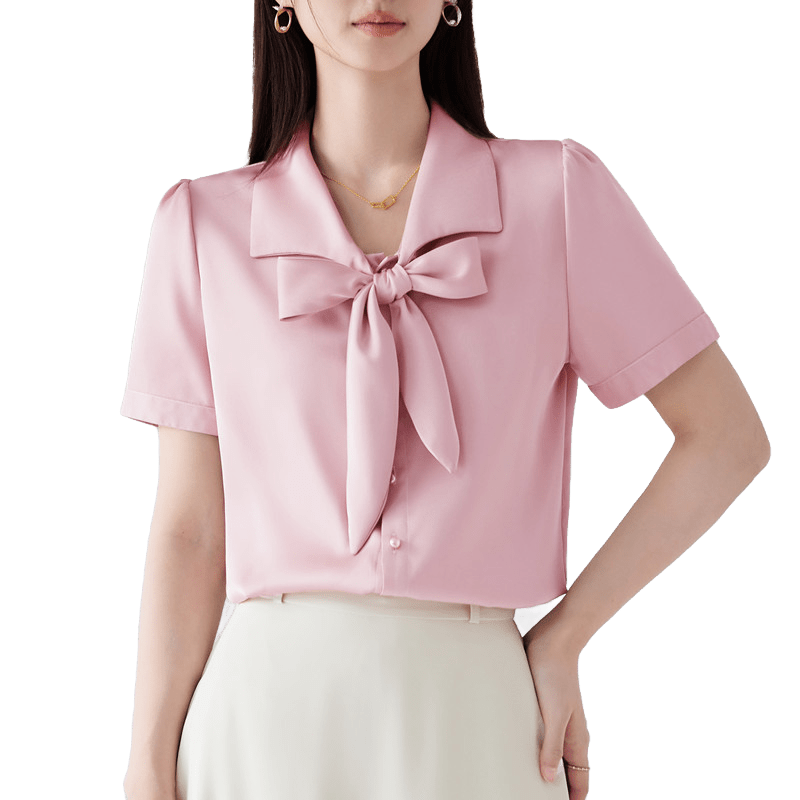 Chemisier Vintage Femme Rose Luxe - Louise Vintage