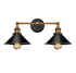 Double Applique Murale Vintage Noir - Louise Vintage