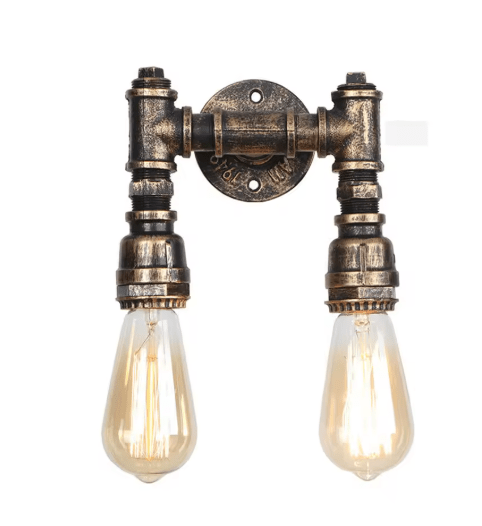 Double Applique Murale Vintage Rouille - Louise Vintage