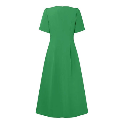 Femme Robe Année 40 Verte - Louise Vintage