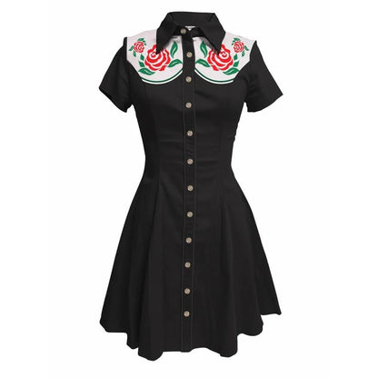 Femme Robe Année 70 Vintage Imprimée - Louise Vintage