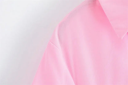 Femme Robe Année 70 Vintage Rose - Louise Vintage