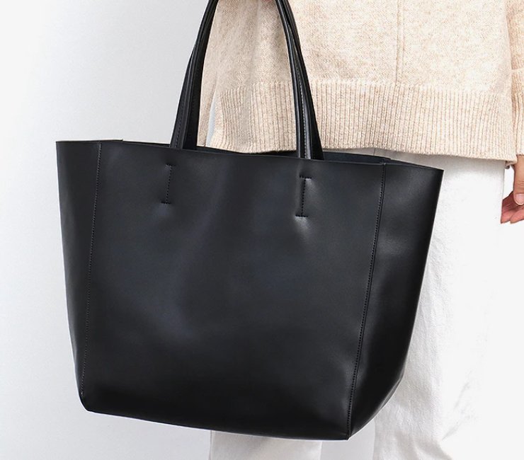 Grand Sac Vintage Noir - Louise Vintage