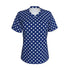 Haut Vintage Bleu Pois Blancs - Louise Vintage