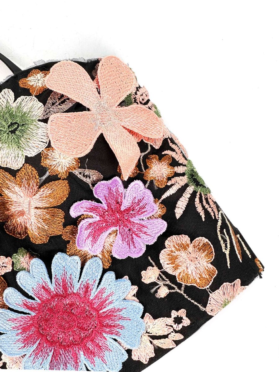 Haut Vintage Bustier Bouquet de Fleurs - Louise Vintage