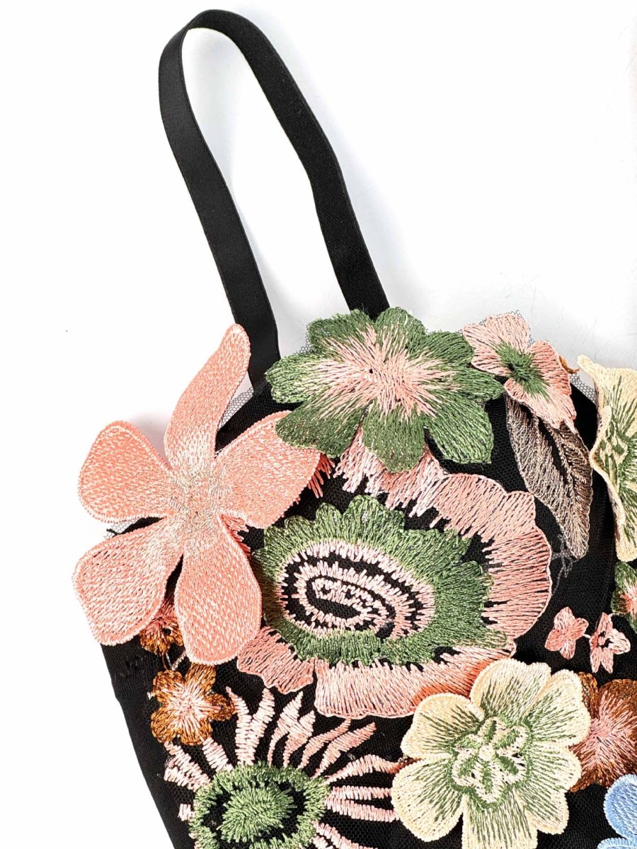 Haut Vintage Bustier Bouquet de Fleurs - Louise Vintage
