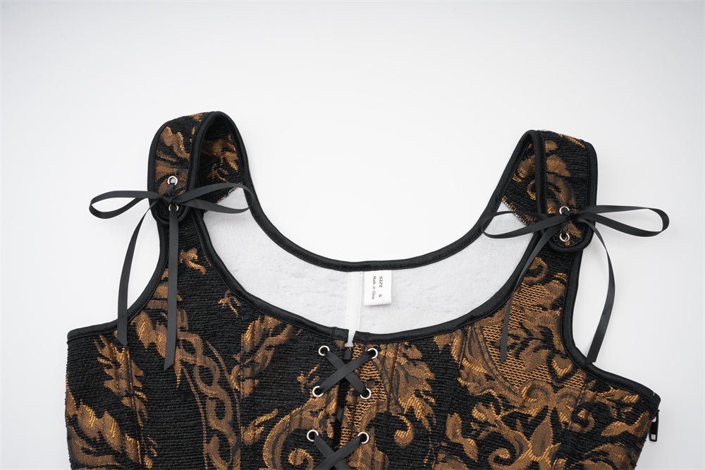 Haut Vintage Bustier Noir - Louise Vintage
