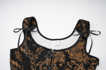 Haut Vintage Bustier Noir - Louise Vintage