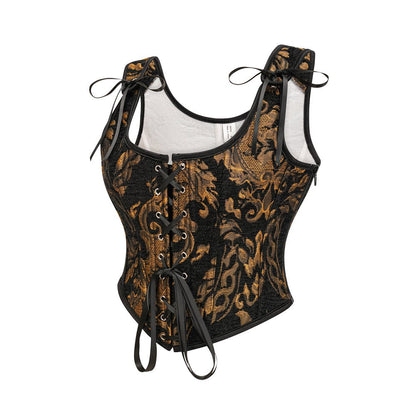 Haut Vintage Bustier Noir - Louise Vintage