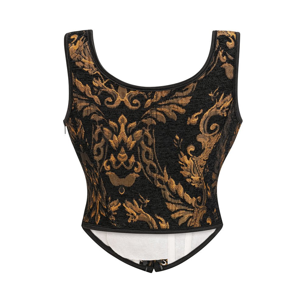 Haut Vintage Bustier Noir - Louise Vintage