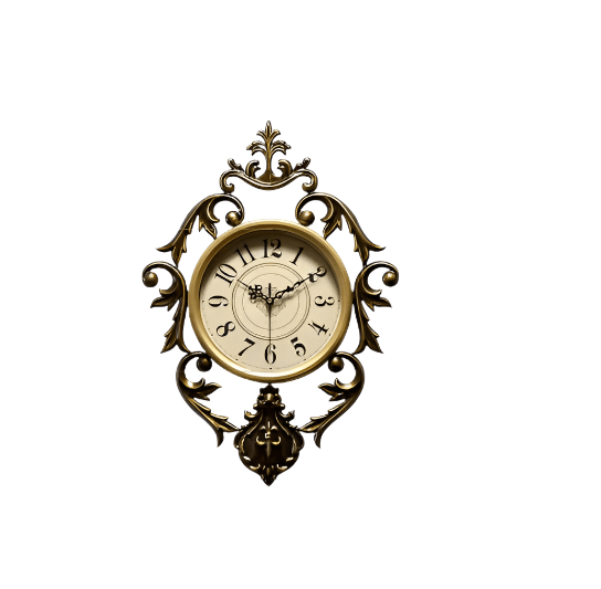 Horloge Murale Fer Vintage Marron - Louise Vintage