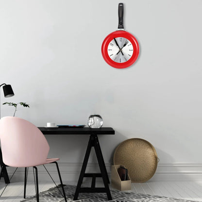 Horloge Murale Ronde Pendule Vintage Rouge - Louise Vintage