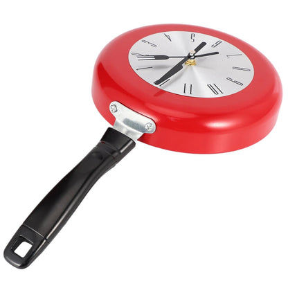 Horloge Murale Ronde Pendule Vintage Rouge - Louise Vintage