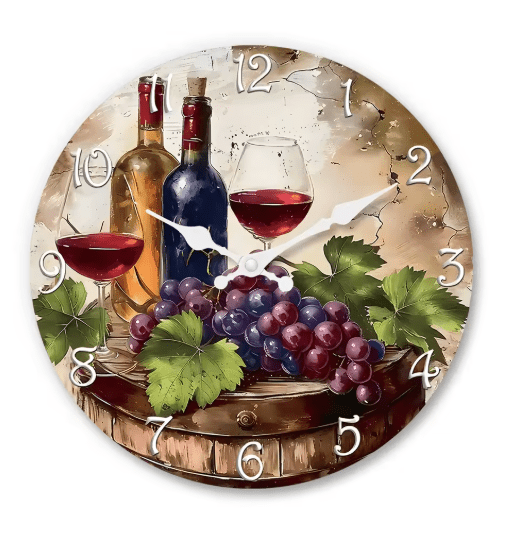 Horloge Murale Vintage Bois Vin - Louise Vintage