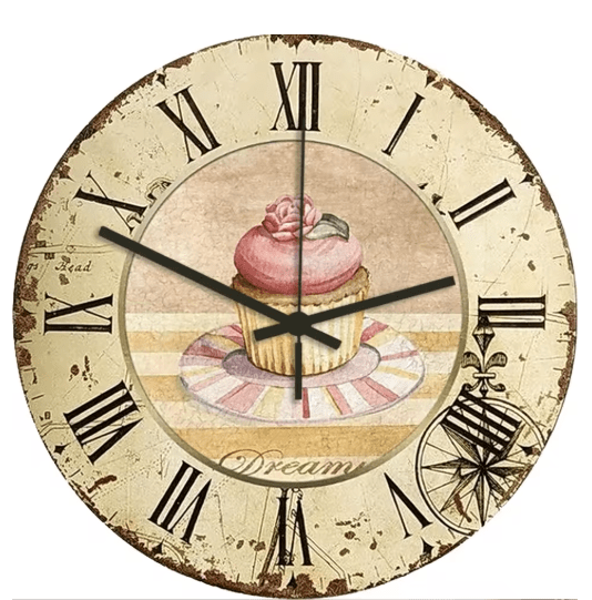 Horloge Murale Vintage Gâteau - Louise Vintage