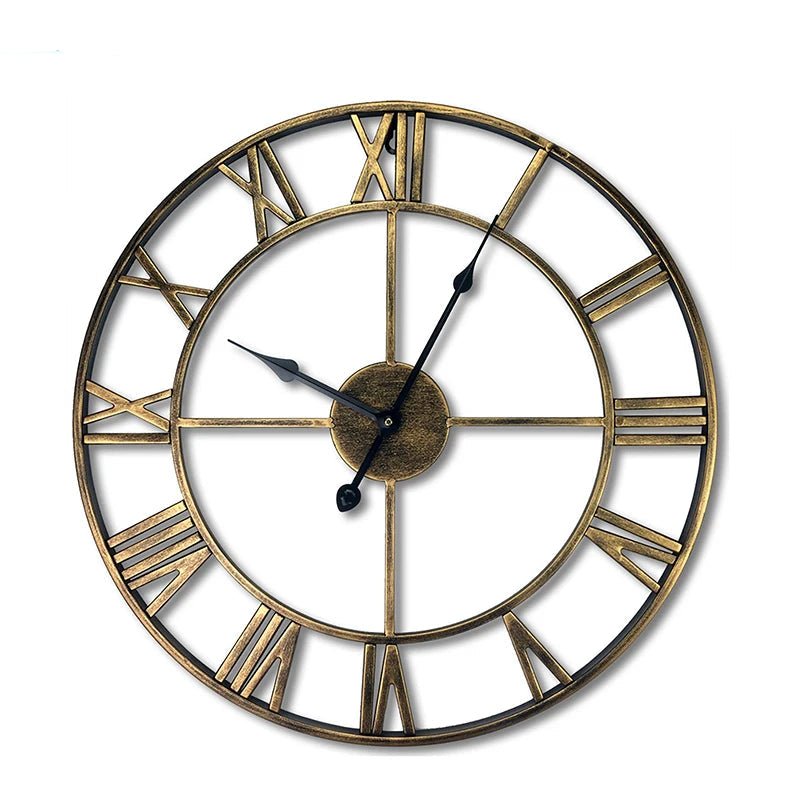 Horloge Murale Vintage Géante Métal - Louise Vintage