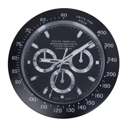 Horloge Murale Vintage Montre Chrono - Louise Vintage