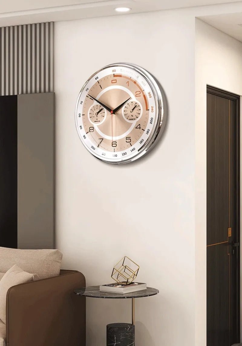 Horloge Murale Vintage Montre Noire Dorée - Louise Vintage