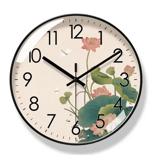 Horloge Murale Vintage Rétro Fleurs - Louise Vintage