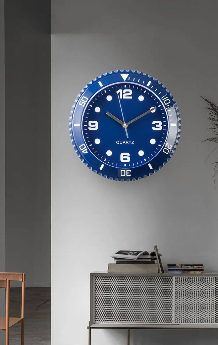 Horloge Murale Vintage Yacht Bleu - Louise Vintage