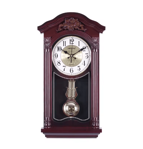 Horloge Pendule Murale Style Vintage Foncé - Louise Vintage
