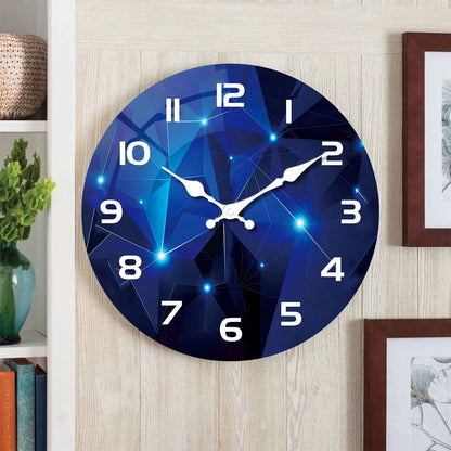 Horloge Vintage Murale Bleue - Louise Vintage