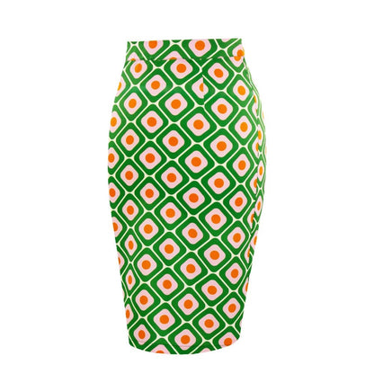 Jupe Crayon Vintage Géométrique - Louise Vintage